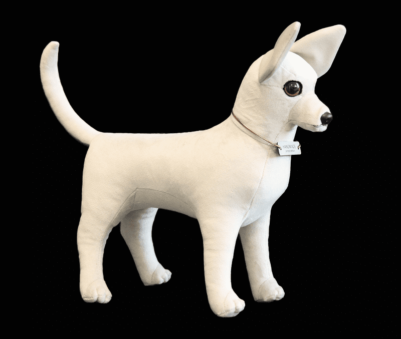 Handmade Realistic Chihuahua Dog Display Mannequin